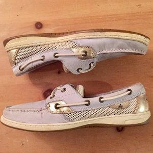 Sperry Top Sider Boat Shoes. RARE color combo blue